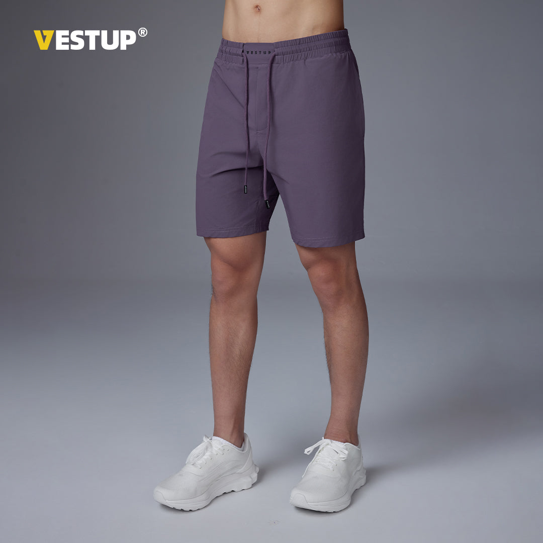 VEST UP [SHOOTER] sport shorts for summer fitness, breathable, quick drying, quarter length pants, casual pants for men